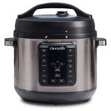 8-Quart Crock-Pot Pressure Cooker featuring 13 Cooking Programs and Lid, Open Box