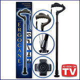 Ergocane Fully Adjustable Ergonomic Cane in Brown