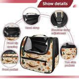 Airline-Approved Halloween Pet Carrier Bag for Small and Medium Dogs, Cats, and Puppies