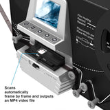 MovieMaker 8mm and Super 8 Film-to-Digital Converter with 2.4-Inch LCD, Converts 5-Inch and 8-Inch Reels into 1080P Videos