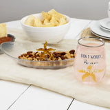 Beach Happy Starfish Stemless Wine Glass, 19 oz with 3-D Figurine