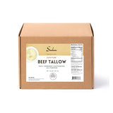 100% Pure Food-Grade Beef Tallow, Rendered from Non-GMO Beef, 7 LBS