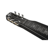 RLS-1 Lap Steel Guitar Set with Stand and Gig Bag, Metallic Black