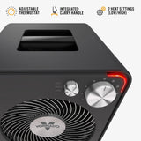 Vornado VMH300 Whole-Room Vortex Metal Heater in Black