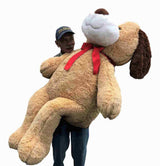 Giant 5-Foot Stuffed Puppy Dog, 60 Inches or 153 cm, with Soft Plush Construction
