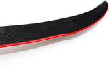 Red Line Carbon Fiber Rear Spoiler for Mercedes-Benz CLA45 AMG, W117/C117 CLA 250, 180 and 260, Mosion Auto FD Style