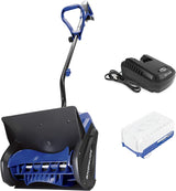 Snow Joe 24V-SS13 Cordless Snow Shovel, Powered by 24-Volt iON+ Battery System with 4-Ah Battery, 13-Inch, Blue