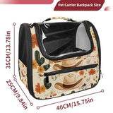 Airline-Approved Halloween Pet Carrier Bag for Small and Medium Dogs, Cats, and Puppies