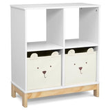 GAP babyGap Tate 4-in-1 Convertible Crib, GREENGUARD Gold Certified, Bianca White and Natural
