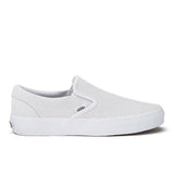 Vans Classic Perf Leather Slip-On Shoes, White, Size 5.5