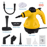TOMSHOO 1000W Portable Handheld Steam Cleaner with 10 Accessories for Kitchen, Sofa, Bathroom, Car and Windows