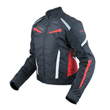 Womens CE-Armor Motorcycle Jacket, Strong Textile Construction for Touring and Motorbike Riding