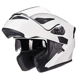 ILM Model 902 Modular Motorcycle Helmet with Flip-Up Full-Face Design, Dual Visors, DOT Certification, and 6 Colors