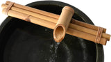 Bamboo Accents 18-Inch Water Fountain and Pump Kit with 3-Arm Split-Resistant Natural Bamboo Design for Indoor or Outdoor Zen Gardens