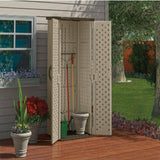 Suncast BMS2000 Resin Vertical Storage Shed with 22 Cu. Ft. of Capacity