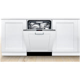 Bosch 800 Series Built-In Dishwasher with Top Controls, CrystalDry, Stainless Steel Tub, 3rd Rack and 42 dBa, 24-Inch Custom Panel Ready