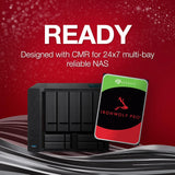 Seagate IronWolf Pro ST20000NE000 20TB NAS Internal HDD with CMR, 3.5-Inch SATA 6Gb/s, 7200 RPM, 256MB Cache, RAID Support, and Rescue Services