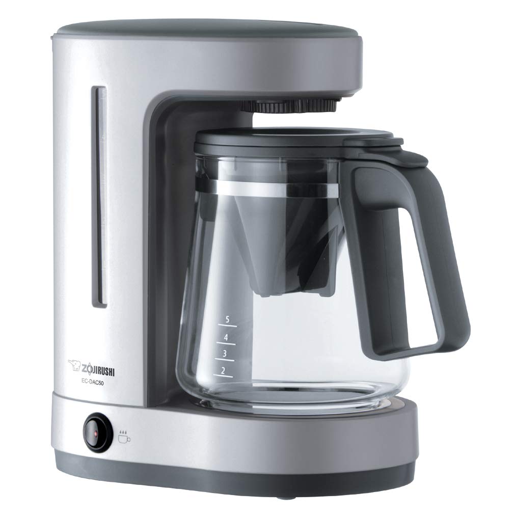 Zojirushi EC-DAC50 Zutto 5-Cup Drip Coffeemaker with Compact Silver Design
