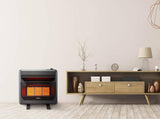 Bluegrass Living 28,000 BTU Vent-Free Infrared Propane Space Heater with Blower and Base Feet