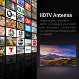 Lava Omnipro HD-8008 360-Degree HDTV Antenna with Mounting Pole, Omni-Directional Attic or Roof Installation for 4K and 1080P Reception