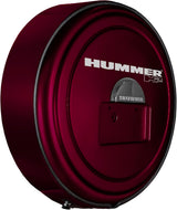 Boomerang Hummer H2 2005-2010 MasterSeries Hard Tire Cover in Pewter Metallic, with Color-Matched Plastic Face, Stainless Steel Ring and Hummer H2 Logo