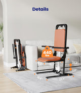 MAIDeSITe Electric Floor Lift for Elderly Assistance, 440 lbs Capacity