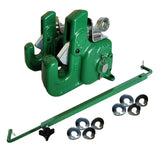 Pats Easy Change Quick Hitch System with Stabilizer Bar, Flexible and Durable, CAT #1, Green