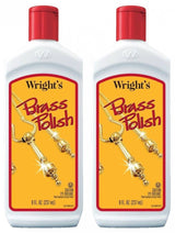 Wrights Brass Polish, 240ml, 2-Pack