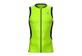 Sparx Mens Triathlon Singlet, Performance Tank Top Designed for Swim, Bike & Run