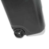 Rubbermaid Roughneck 45-Gallon Black Wheeled Trash Can with Lid