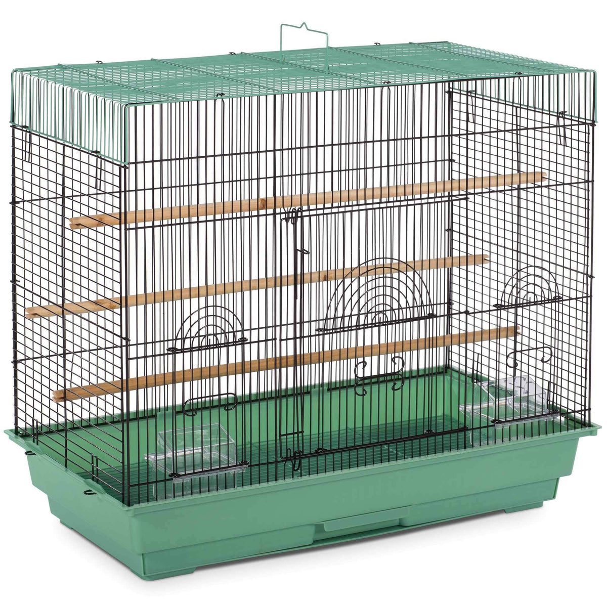 Prevue Pet Products SP1804-4 Flight Cage in Green/Black, 26×22 x 14×22 x 20×22