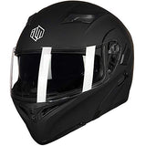 ILM Model 902 Modular Motorcycle Helmet with Flip-Up Full-Face Design, Dual Visors, DOT Certification, and 6 Colors