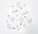 BrightLiving 8-Pack LED Light Bulbs with Built-in Battery, Daylight