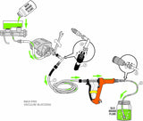 Phoenix Systems 2002HD-B Heavy-Duty Reverse Brake and Clutch Bleeder, One-Person Cast Aluminum Design