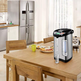 5-Liter Instant Electric Hot Water Boiler and Warmer with LCD Display, 5 Temperature Settings, Safety Lock, and Stainless Steel Dispenser
