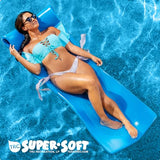 TRC Recreation Foam Pool Float, 1.25-Inch Floating Water Lounger for Swimming and Splashing