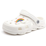 WOUEOI Childrens Cartoon Clog Sandals, Slip-On Garden Shoes for Boys and Girls, Lightweight Beach Slides