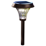 Moonrays 91754 Richmond-Style Solar LED Path Lights, Rubbed Bronze, 2-Pack