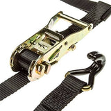 Rage Powersports 2-Pack ATV and UTV Wheel-Anchor Bonnet Ratcheting Tie-Down Straps
