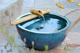 Bamboo Accents 18-Inch Water Fountain and Pump Kit with 3-Arm Split-Resistant Natural Bamboo Design for Indoor or Outdoor Zen Gardens
