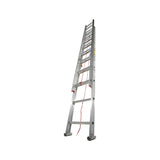 Werner D1124-2 24-ft Aluminum Extension Ladder, Type III, 200-lb Load Capacity