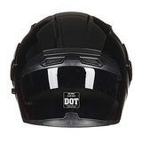 ILM Model 902 Modular Motorcycle Helmet with Flip-Up Full-Face Design, Dual Visors, DOT Certification, and 6 Colors