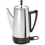 Presto 02811 12-Cup Coffeemaker, Crafted with Stainless Steel in Chrome