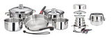 Magma Products A10-360L-IND 10-Piece Gourmet Nesting Cookware Set in Stainless Steel