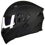 ILM Model 902 Modular Motorcycle Helmet with Flip-Up Full-Face Design, Dual Visors, DOT Certification, and 6 Colors