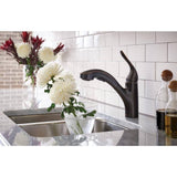 Moen Brecklyn Bronze Kitchen Faucet with Single Handle and Pull-Out Sprayer