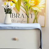 Gold Tech-Cloth Mesh Table Runner, 15.7 x 35.4 Inch Nightstand and End Table Cover with a Modern Shine