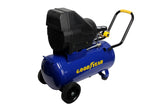 Goodyear Portable Horizontal Air Compressor with 8-Gallon Tank, Oil-Free Design, 150 Max PSI and Induction Motor