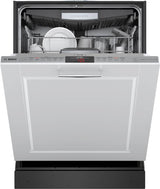 Bosch 800 Series Built-In Dishwasher with Top Controls, CrystalDry, Stainless Steel Tub, 3rd Rack and 42 dBa, 24-Inch Custom Panel Ready