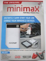 Minimax 7800mAh Portable Car Jump Starter with Power Pack and Battery Booster